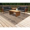 Liora Manne Monaco  Indoor/Outdoor Area Rug  Taupe.. - 4 of 4