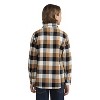 Levi's® Boys' Long Sleeve Buffalo Check Button-Up Shirt - Brown/Black - 2 of 3