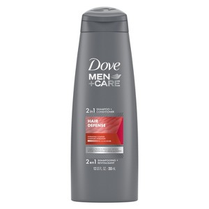 Dove Men+Care 2 in 1 Shampoo and Conditioner Defense, 12 oz - 1 of 4