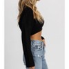 Women's HARRIS RIBBED KNIT BOLERO SET - CRESCENT L - 4 of 4