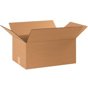 Box Partners Corrugated Boxes 17" x 11" x 8" Kraft 25/Bundle 17118R - 1 of 4