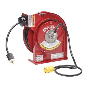 Reelcraft  Retractable Cord Reel with 50 ft. Cord 1-Outlet 16/3 L 4050 163 3-RP - 1 of 1