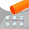 Unique Bargains High Impact Water Plumb Cable Sleeve PVC Rigid Round Pipes 20" Length - 3 of 4