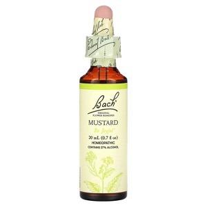 Bach Original Flower Remedies, Mustard, 0.7 fl oz (20 ml) - 1 of 3