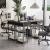 RISOKEYS 48 Inch Computer Desk - Desk for Home Office & Bedroom, Large Desktop with Storage Drawers, Shelves & Hook & Adjustable Feet - 4 of 4
