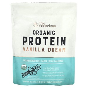 Live Conscious Organic Protein, Vanilla Dream, 1.14 lb (516 g) - 1 of 2