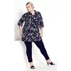 Avenue Women's Plus Size Aspen Print Shirt - 3 of 4