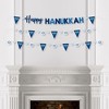 Big Dot of Happiness Hanukkah Menorah - Chanukah Holiday Party Letter Banner Decoration - 36 Banner Cutouts and Happy Hanukkah Banner Letters - 3 of 4