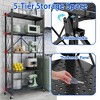 Musment 5-Tier Storage Shelving Unit, Metal Shelf, Foldable Storage Shelf with Wheels,  Garage Shelf, Metal Storage Rack, Kitchen Shelf - 3 of 4