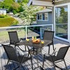 Costway 2 PCS Patio Rocking Chair Heavy-Duty Metal Rocker Outdoor Anti-Slip Black - 4 of 4