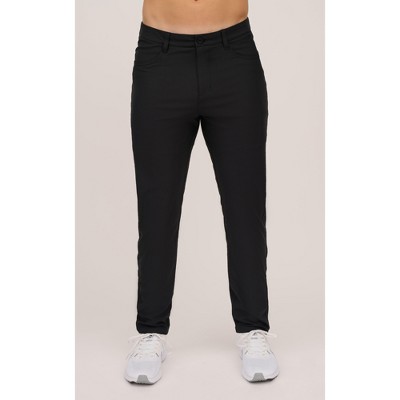 Haggar H26 Men's Premium Stretch Slim Fit Dress Pants - Black 30x30 : Target