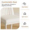 CAVINAS 4-Piece Modern PU Leather Dining Chairs, Kitchen Side Chair with PU Material High Back Seat and Sturdy White Leg - 2 of 4