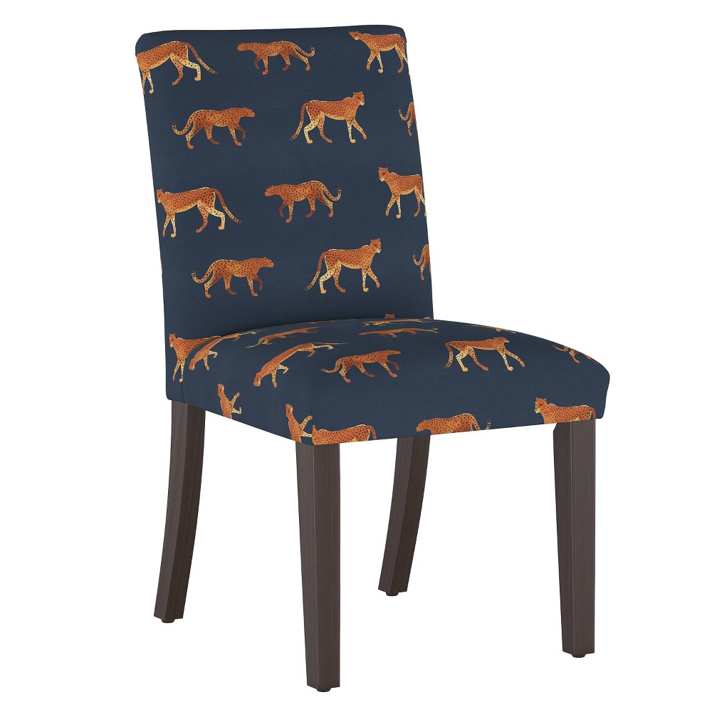 Photos - Chair Skyline Furniture Hendrix Dining  with Animal Theme Cheetah Walk Navy