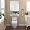 Dexmalle Over the Toilet Storage Cabinet and Shelf,White - 3 of 4