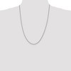 Black Bow Jewelry 2mm Sterling Silver, Solid Curb Chain Necklace - 2 of 4