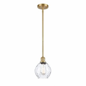 Waverly - 1 Light Stem Hung Mini Pendant In Industrial Style-9 Inches Tall and 6 Inches Wide - 1 of 1