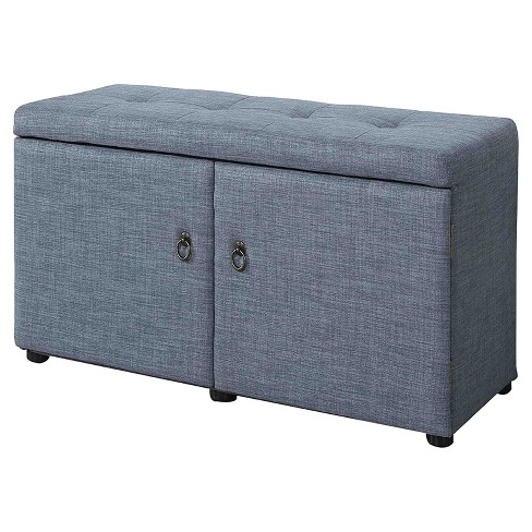 Shoe discount rack ottoman