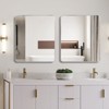 Sapphtopaz Rectangular Bathroom Wall Mirror, Vanity Mirror with Metal Frame Mirror for Wall, Bathroom Mirrors for Over Sink, Bedroom, Living Room - 4 of 4
