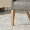 PAGED Accent Chair with Open Back, Reading Chair with Solid Wood Legs, Barrel Chair for Living Room - 4 of 4