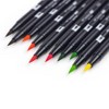 Tombow 10ct Dual Brush Pen Art Markers - Citrus: Multicolored Non-Toxic Double Tip, 0.8mm Point, Stationery & Office - 3 of 4