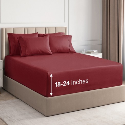 6-Piece Sheet Set - Red