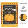Magnolia Garden Welcome Brand Pumpkin 13 x 18 Inch Polyester Garden Flag - 2 of 2
