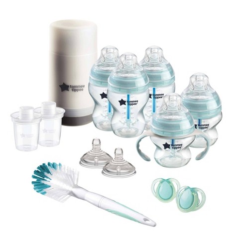 Baby Bottle Cleaning Kit Set of 9 Cleaning Brushes for Cleaning Baby Milk / Water Bottles, Nipples, Caps, Straws, Tubes, etc. Makes Your Bottle St