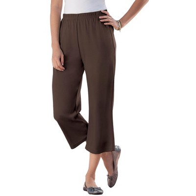 Woman Within Plus Size 7-Day Knit Capri