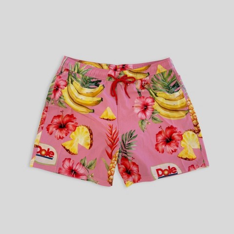 Мужские брюки Dole Men's Dole Pineapple 5" Swim Trunks - Pink M
