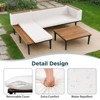 Aukfa Luxury Modern Acacia Wood Outdoor Sofa Set – Weather-Resistant, Ultra-Comfortable Lounge Furniture for Patio, Deck, or Poolside - 4 of 4