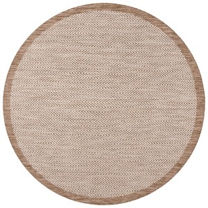 Beach House BHS408 Power Loomed Stain Resistant Non-Shedding Indoor/Outdoor Rugs - Safavieh - 1 of 4