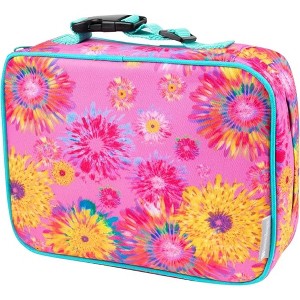Bentology Lunch Box- Durable Lunchbox Tote Bag, Lunch Sleeve Keeps Food Hotter or Colder Longer- Watercolor Flower - Perfect for Kids, Girls & Boys - 1 of 4