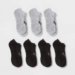 Women's Cushioned 6+1 Bonus Pack Low Cut Athletic Socks - All in Motion™ Heather Gray/Black 4-10