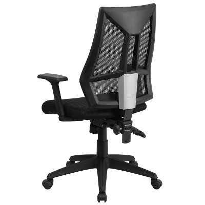 ErgoFlex High Back Black Mesh Adjustable Swivel Task Chair