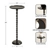 Kate and Laurel Ropa Metal Pedestal Table and Plant Stand - 2 of 4