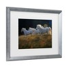Trademark Fine Art - milan malovrh Riding The Field Matted Framed Art - 3 of 4