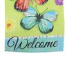 Northlight Welcome Butterflies Outdoor House Flag 28" x 40" - 4 of 4