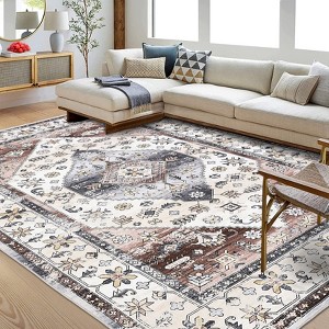 Washable Area Rugs for Bedroom Living Room - 1 of 4