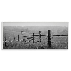 Stupell Industries Countryside Farmland Front Gate, 24" x 10" - 1 of 4