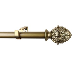 Urbanest 1-inch Diameter Artichoke Adjustable Single Drapery Curtain Rod - 1 of 4