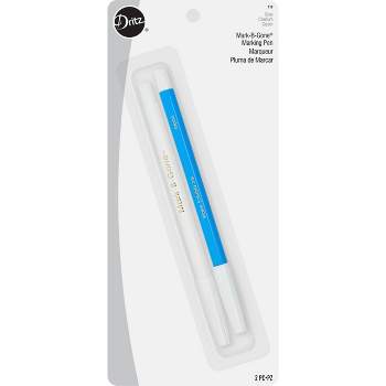 Dritz 2ct Mark-B-Gone Marking Pens Blue and White