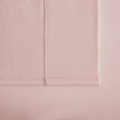 Blush Cotton Twin 2-Piece Solid Sheet Set