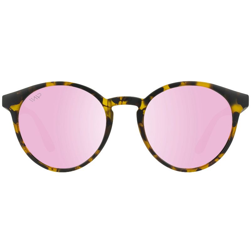 WMP Eyewear Classic Round Retro Frame Sunglasses, 1 of 6