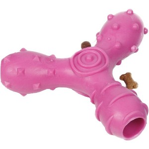 Pet Life Tri-Chew Treat Dispensing and Chewing Interactive TPR Dog Toy - 1 of 1