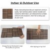 Gulches 20pcs Wood Deck Tiles, Composite Decking Resist Rust, Weather, Indoor, Outdoor, DIY Interlocking Decking Tiles, Floor Tile, Light Coffee - 4 of 4
