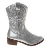 Kensie Girls Metallic Cowgirl Boots - 2 of 4