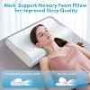 4-Layer Pillow for Neck Relief - Adjustable Memory Foam Pillow for Sleeping Time, Ergonomically Designed Pillow for Back & Side Sleepers, Queen Size - 4 of 4