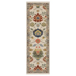 Oriental Weavers Lucca 2888L Ivory / Multi Indoor Area Rug - 2' x 6' - 1 of 4