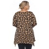 Plus Size Printed Geometric Tunic Top - White Mark - 3 of 4