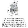 Amerock Glacio Round Cabinet or Furniture Knob - 4 of 4